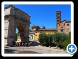 Rome - Arch of Titus on Via Sacra Palatine Hill