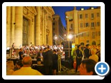 Rome - Full orchestra, tenor and soprona performing opera in Piazza San Ignazio (2)