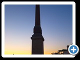 Rome - Spanish Steps at night. - Obelisk Sallustaino