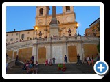 Rome - Spanish Steps at night - Trinita dei Monti and Obelisk