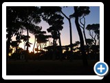 Rome - Sun setting over Villa Borghese (2)