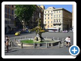 Rome - Triton Fountian by Bernini in Piazza Barberini