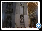 Rome - Vatican - St Peters Basilica - l2r - St Andrew, St John of God, Monument of Pius VIII